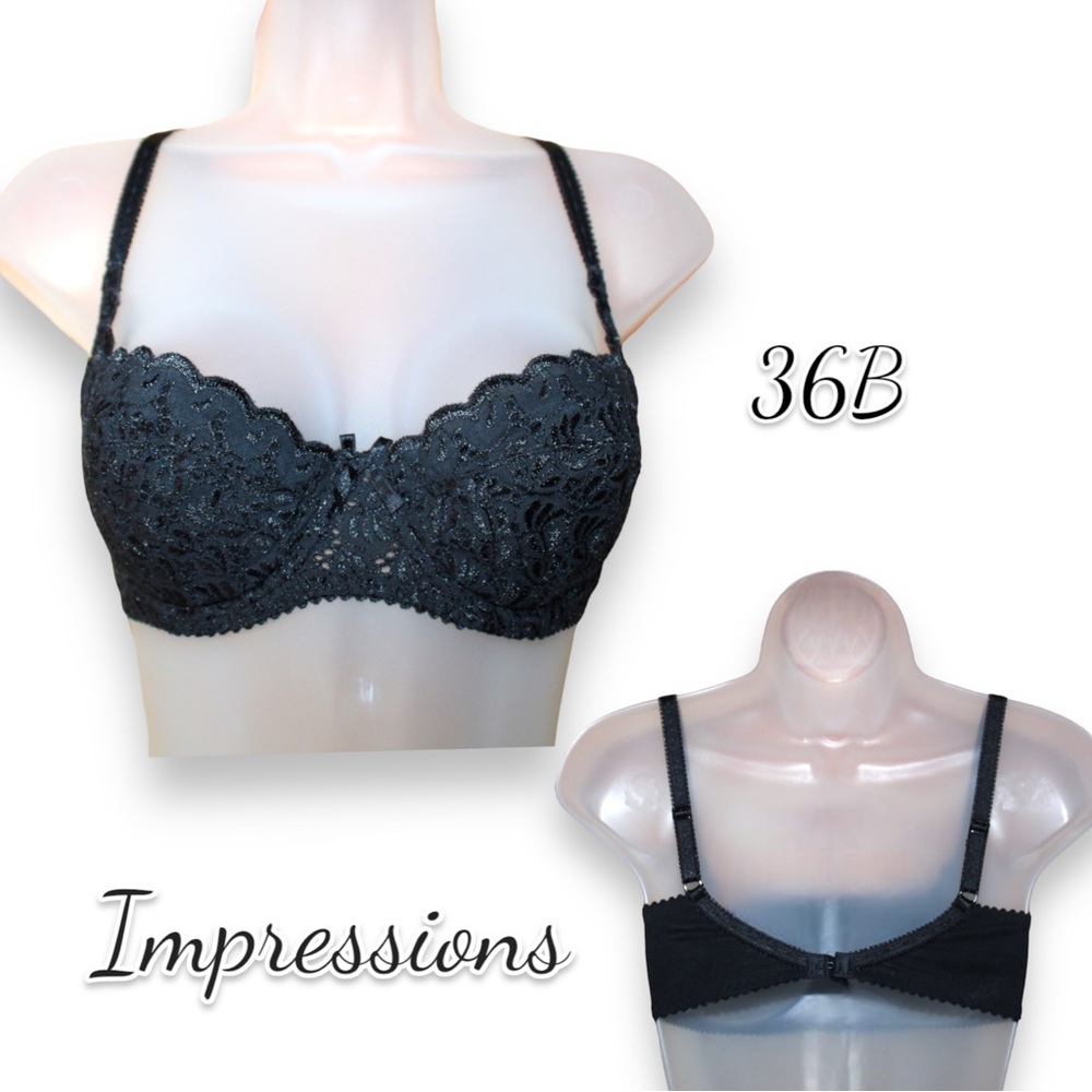 NWT Impression Black Bra
